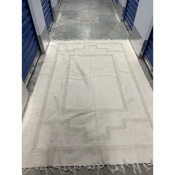 Urban Outfitters Talvi Brushed Rug Tuffed Rug 5 x 7 Brown - Picture 9 of 9